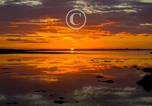 Sunset from Cottage, Clachan, North Uist DM0378